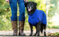 Fit4Dogs - Hundebademantel dryup cape Blueberry