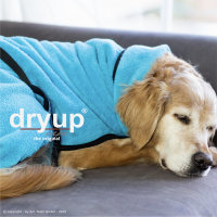 Fit4Dogs - Hundebademantel dryup cape Cyan