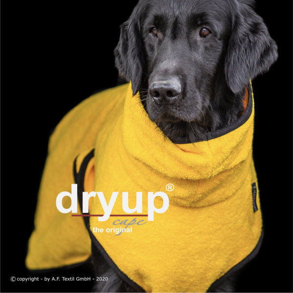 Fit4Dogs - Hundebademantel dryup cape Yellow