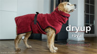 Fit4Dogs - Hundebademantel dryup cape Royal Bordeaux