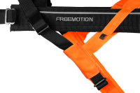 Non-stop Dogwear - Freemotion Harness 5.0 Schwarz/Orange Zughundegeschirr