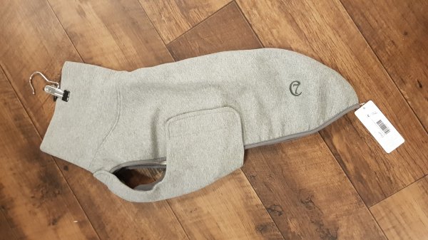 CLOUD7 - Hundepullover Doorset Grey Melange Größe 7